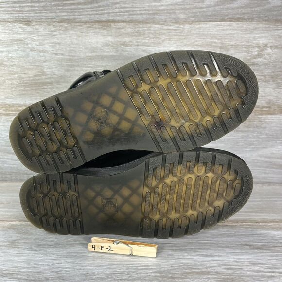 Dr. Martens Women’s Fade Pony Paten Lamper Italian Hair On Leather Boots Size 7 - Picture 12 of 13